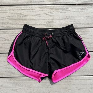 Gymshark Black Pink Running Shorts